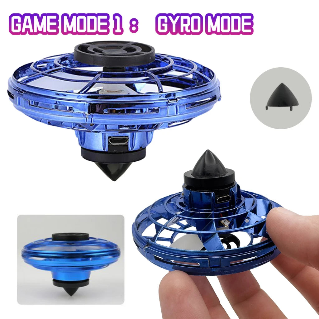Spinner Voador LED em Formato de OVNI