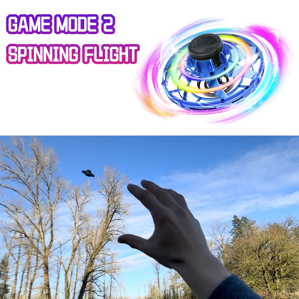 Spinner Voador LED em Formato de OVNI