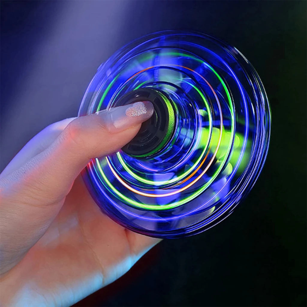 Spinner Voador LED em Formato de OVNI
