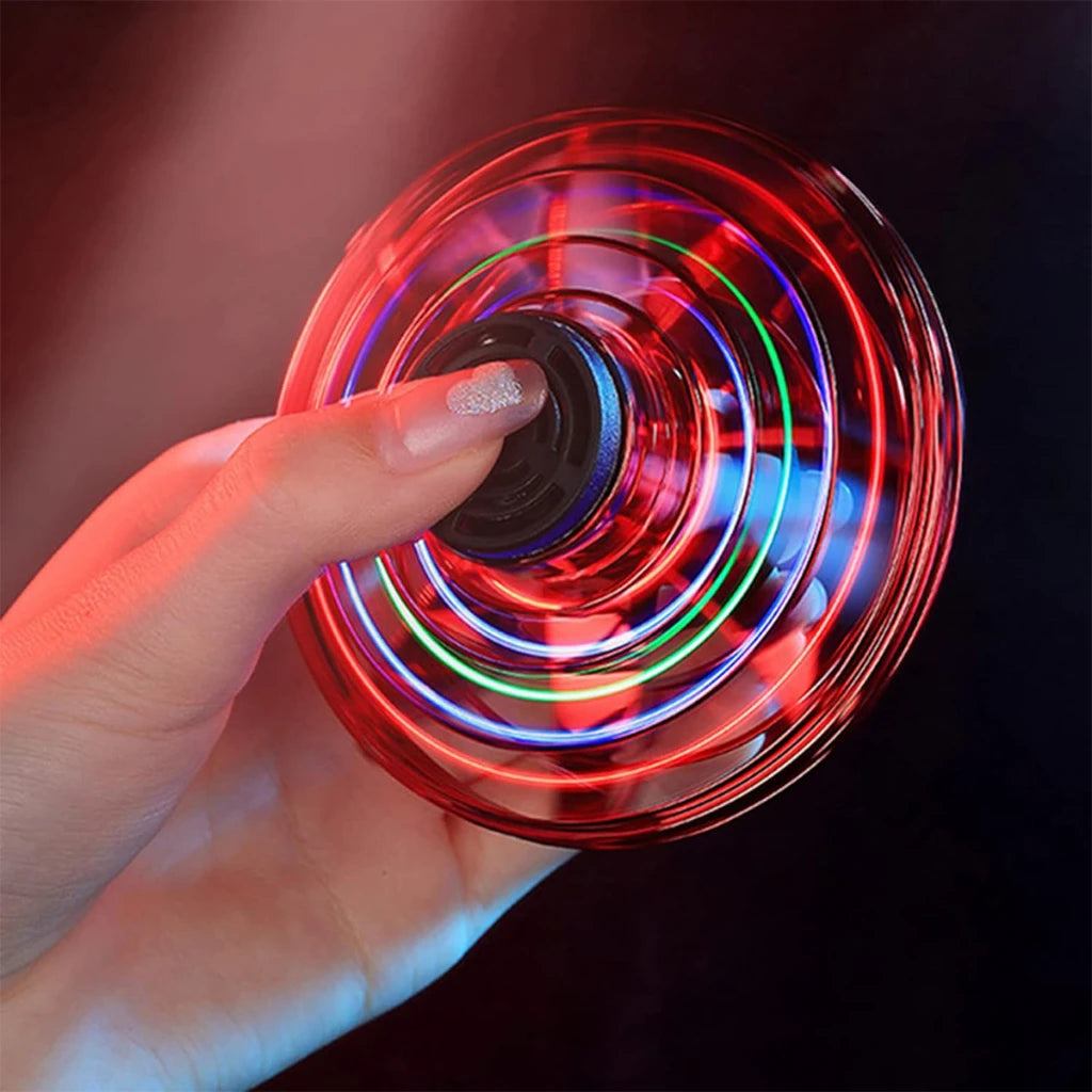 Spinner Voador LED em Formato de OVNI